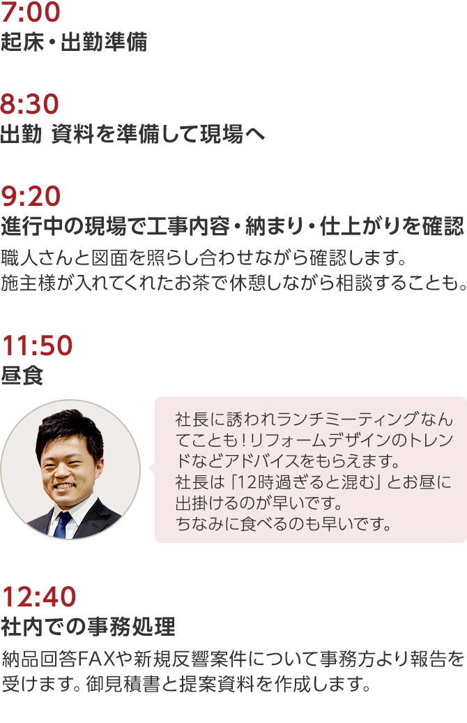 1日の動き